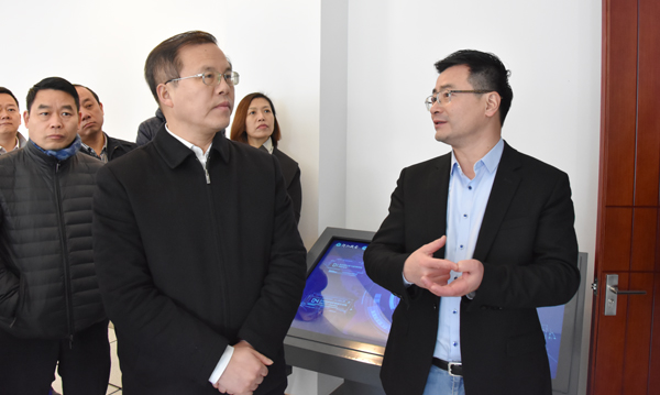 杭州市委常委、余杭区委书记毛溪浩一行莅临我司考察调研