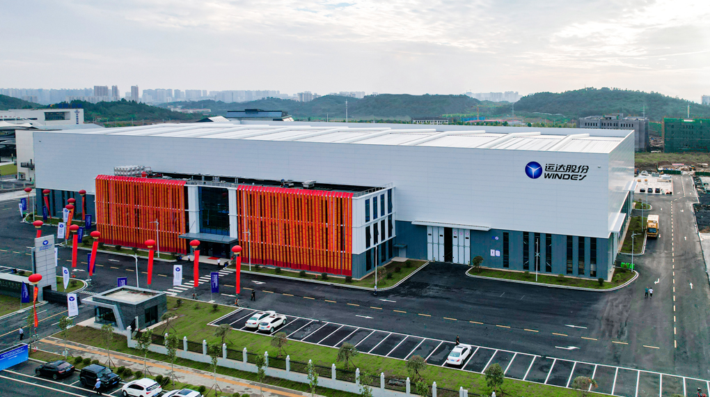 新宝GG股份永州基地首台大兆瓦机组下线